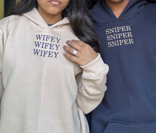 Wifey Sniper Sweatshirt ,Hoodie Combo