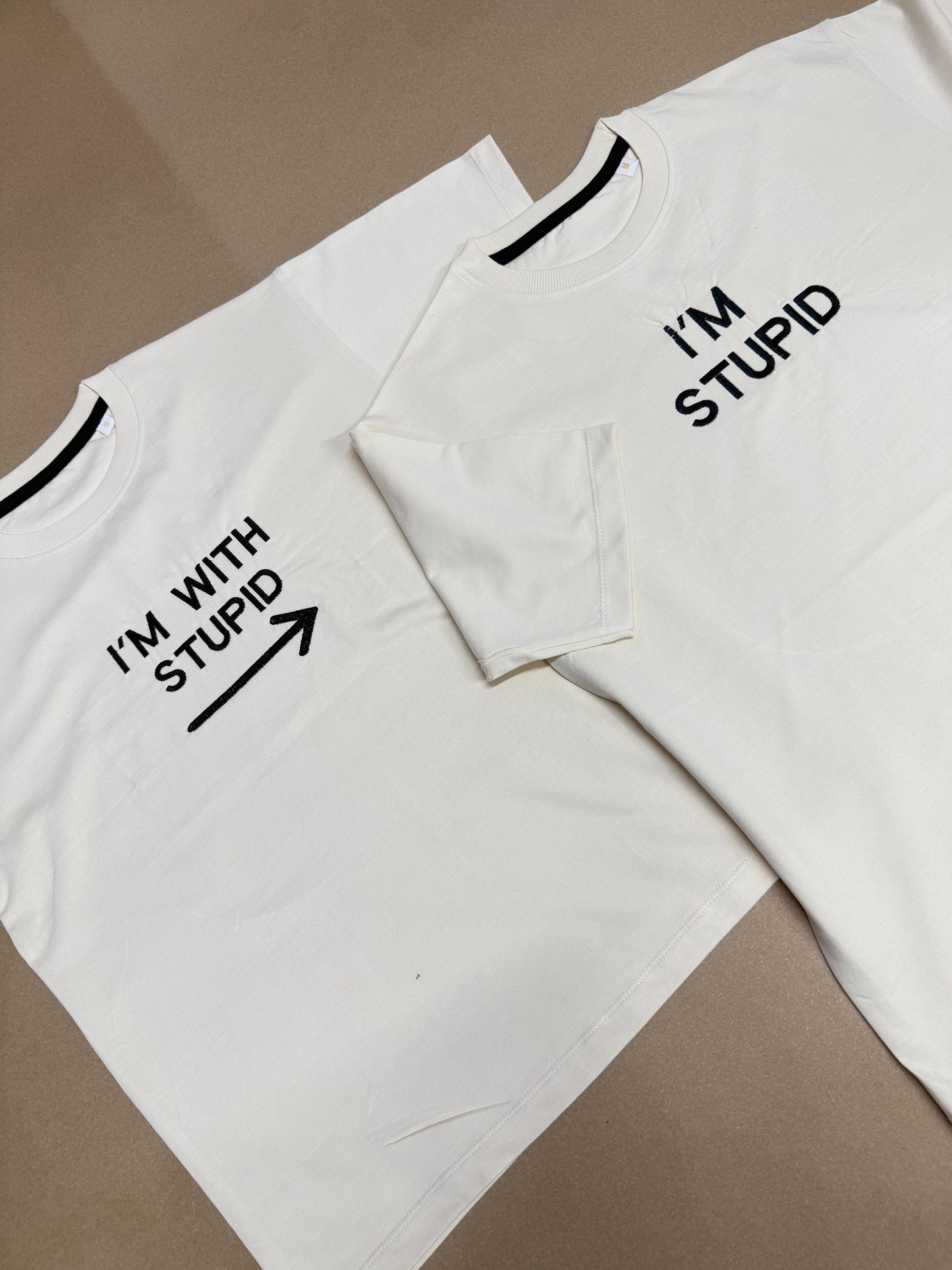 I'm with stupid , I'm stupide Matching Tshirt Besties Combo