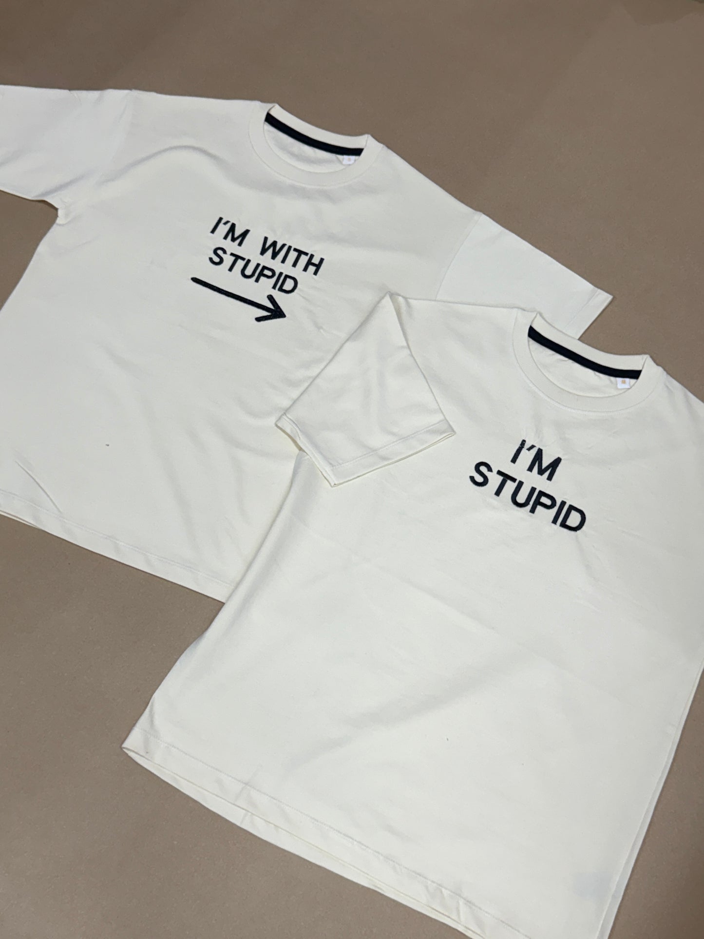 I'm with stupid , I'm stupide Matching Tshirt Besties Combo