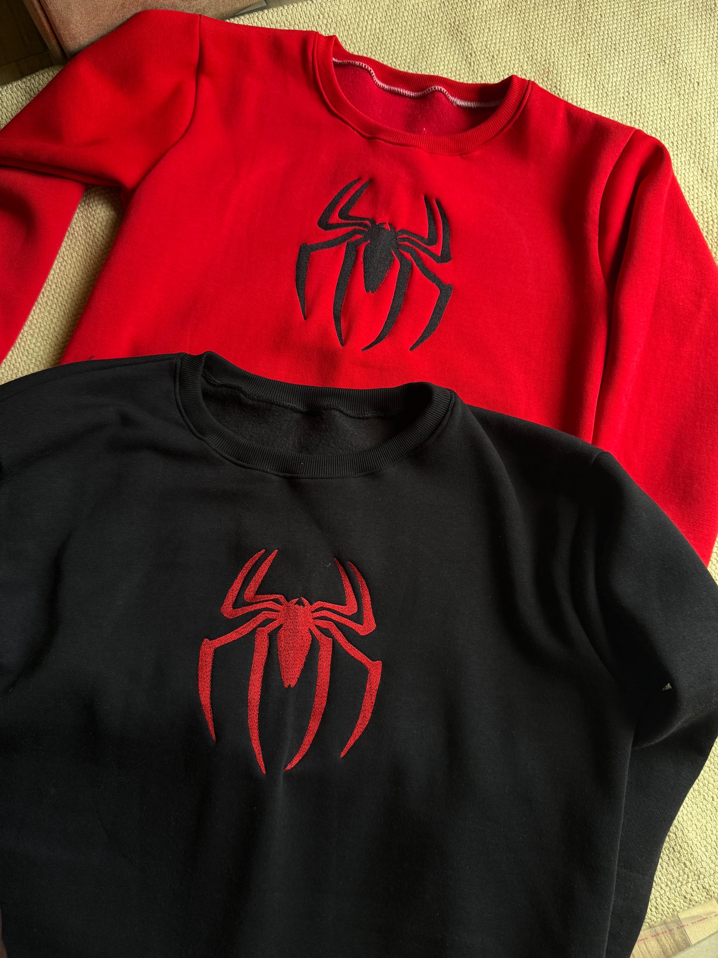 Spider Couple Crewneck , Hoodie Combo
