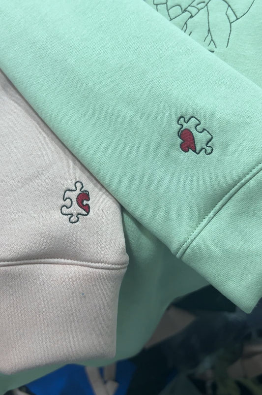 Sleeve Puzzle Design Set Embroidery
