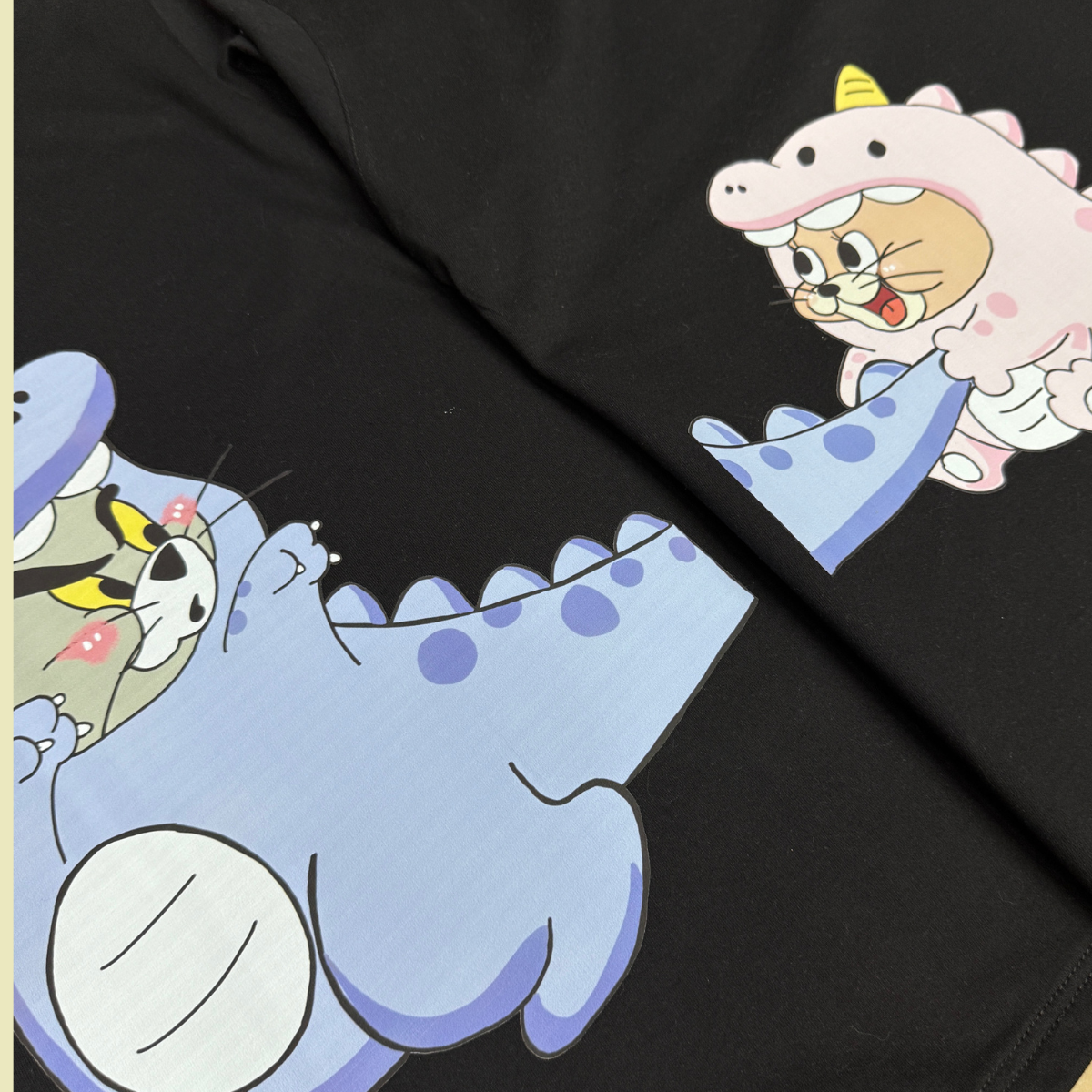 Tom & Jerry Dino print T-shirt Combo
