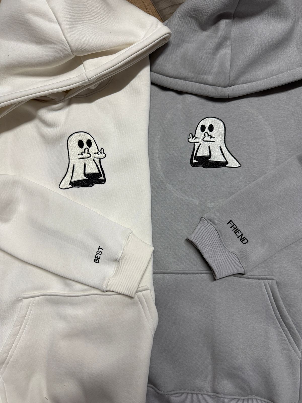 F*ck You Bestfriend Ghost Combo Custom Sleeve Embroidery
