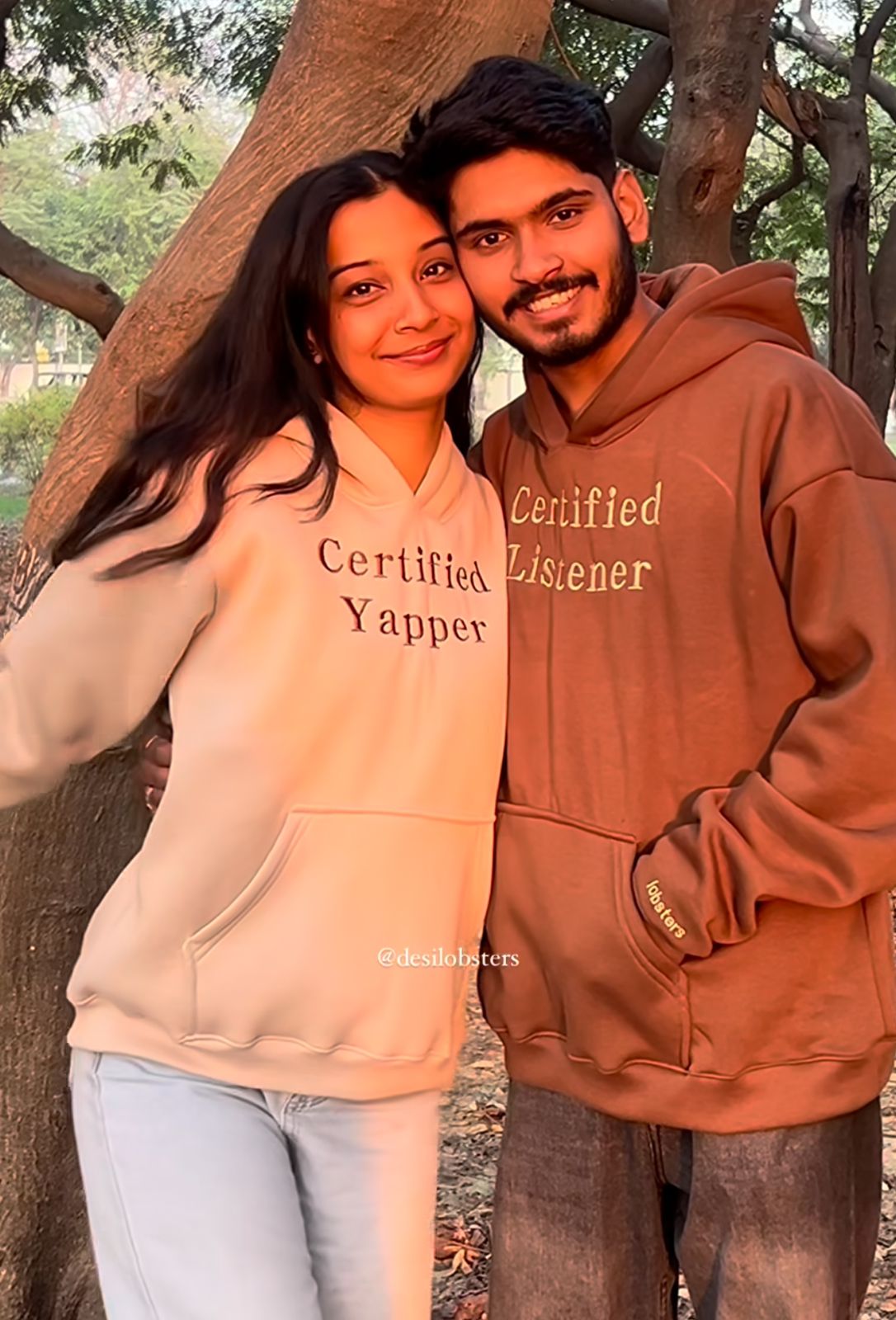 Certified Yapper/Listener Hoodie Combo