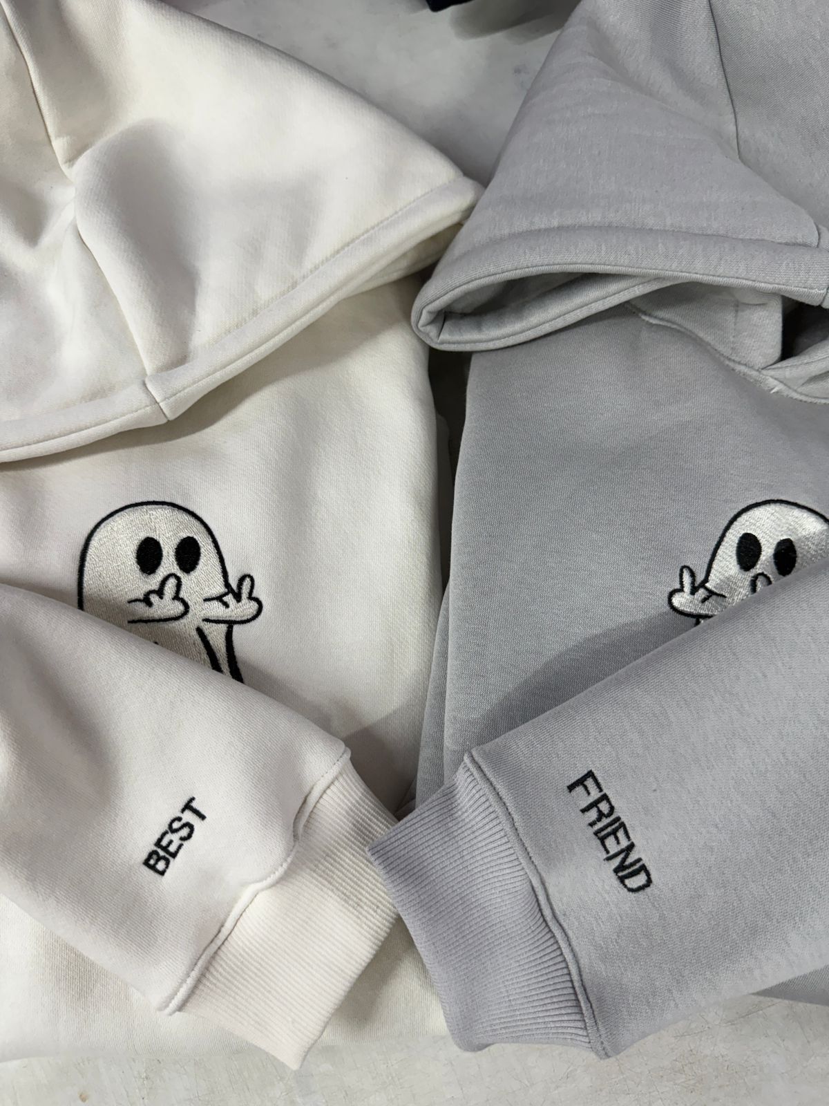 F*ck You Bestfriend Ghost Combo Custom Sleeve Embroidery