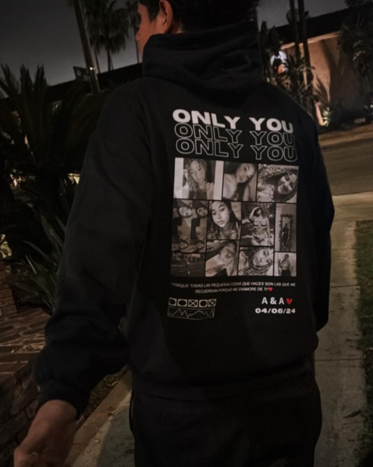 Only you Printed hoodie , Sweatshirt, Gifting hoodie, trending