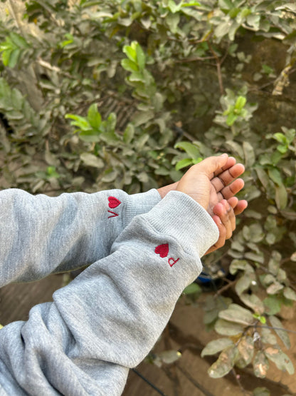 Initial Hoodie, Sweatshirt Combo