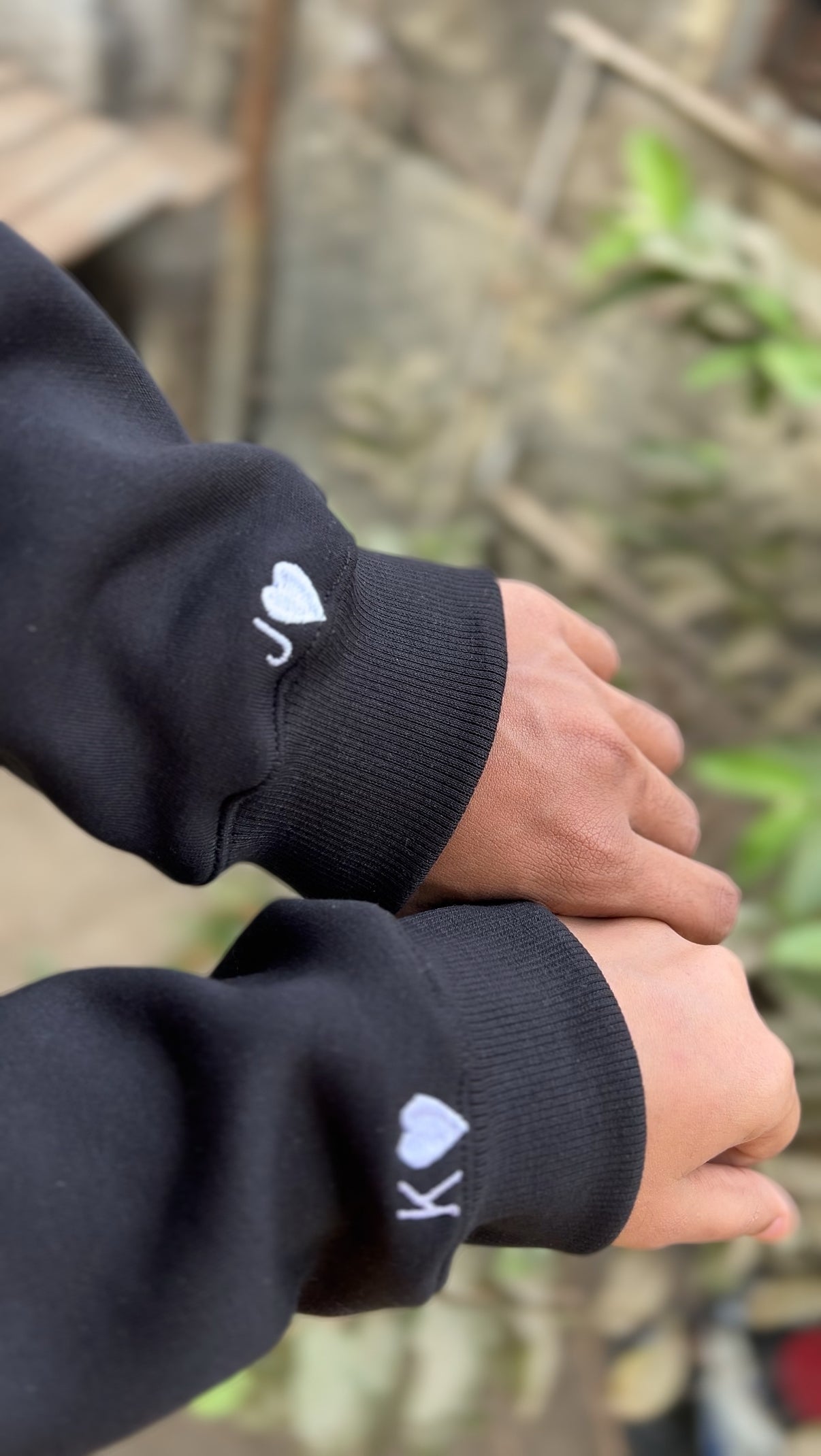 Initial Hoodie, Sweatshirt Combo