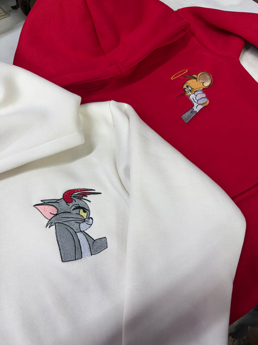 Tom And jerry Embroidery Combo