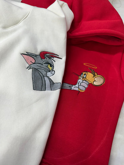Tom And jerry Embroidery Combo