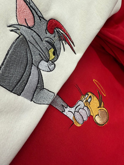 Tom And jerry Embroidery Combo