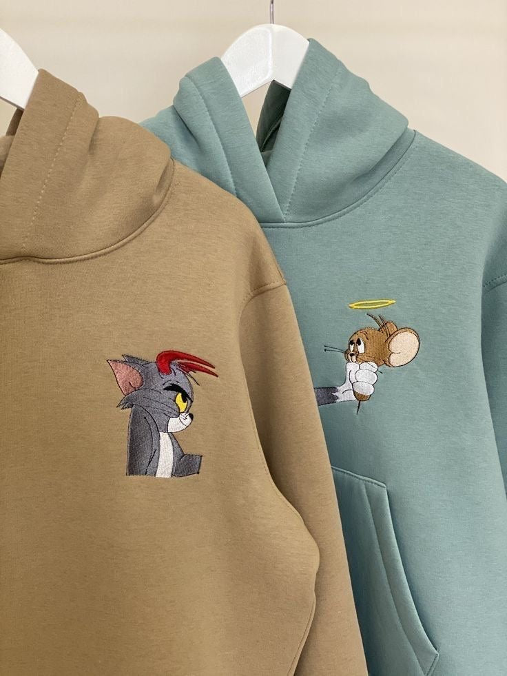 Tom And jerry Embroidery Combo