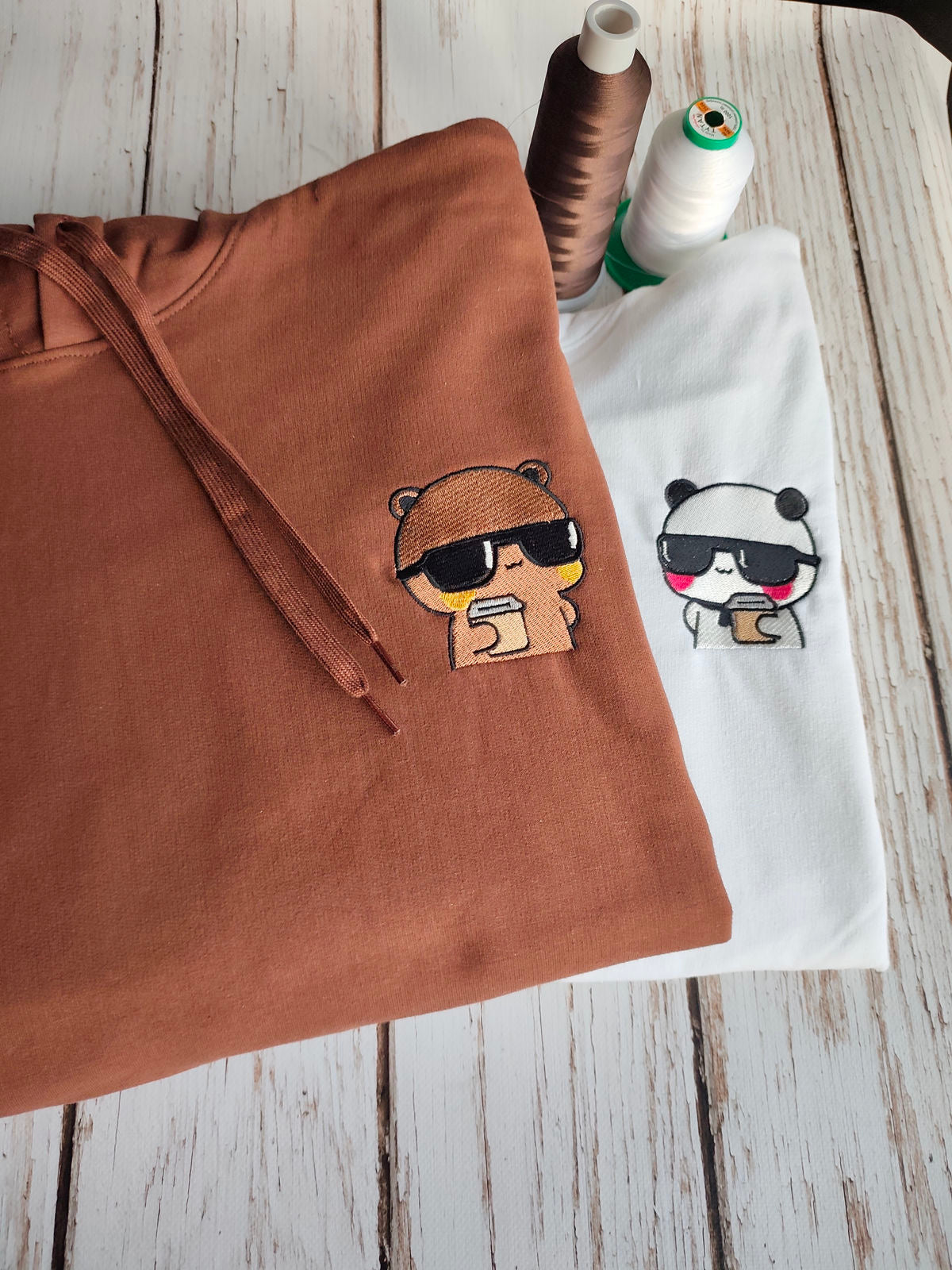 Dudu Bubu Coffee  Embroidery Combo