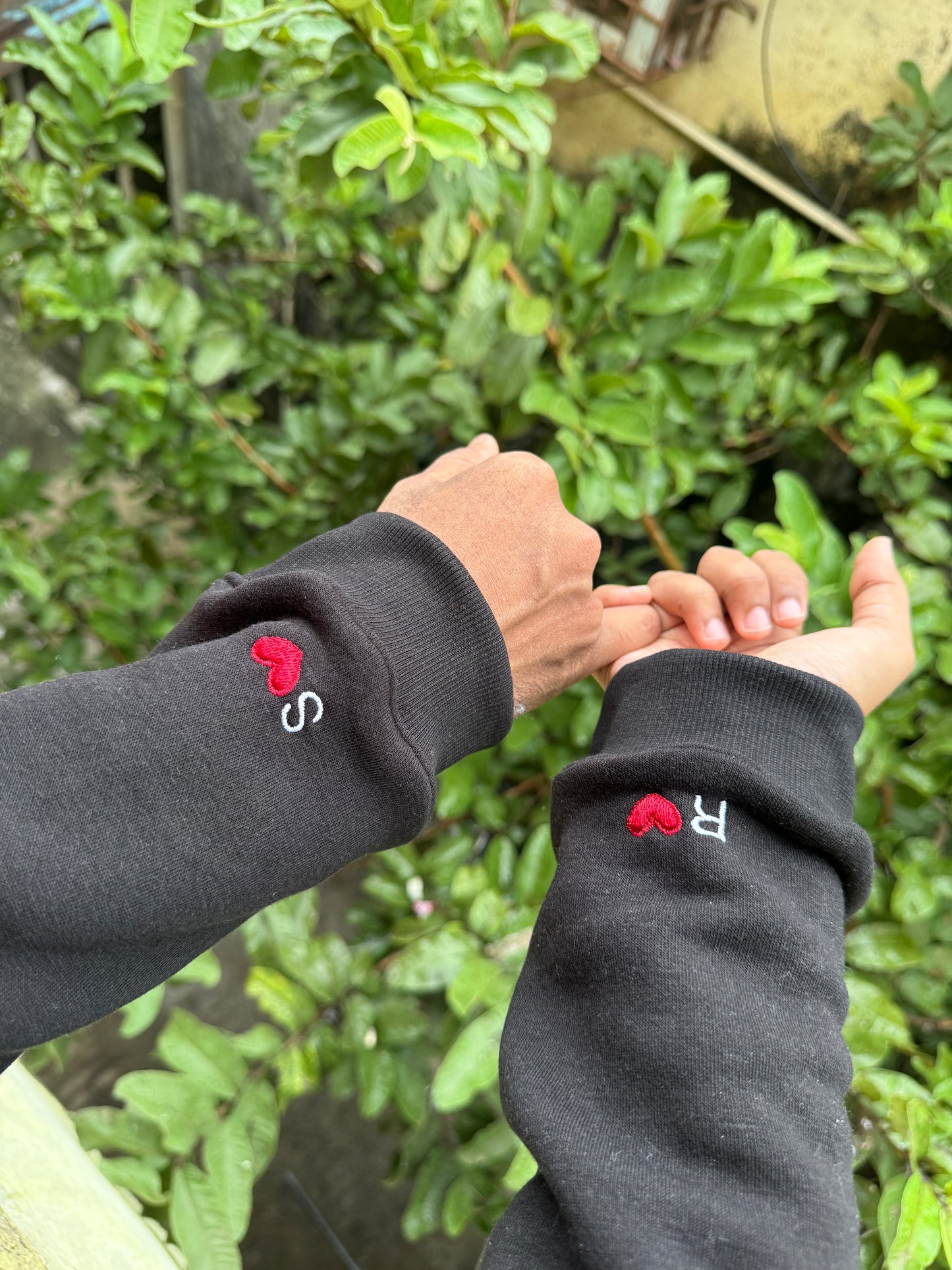 Initial Hoodie, Sweatshirt Combo