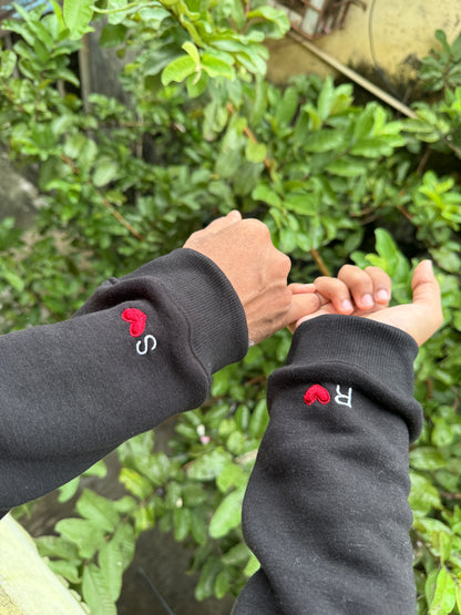 Initial Hoodie, Sweatshirt Combo