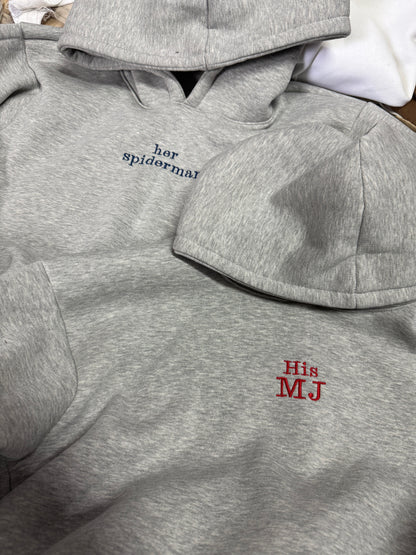 Her Spider Man His Mj Hoodie/Sweatshirt Combo