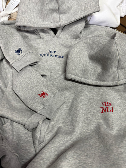 Her Spider Man His Mj Hoodie/Sweatshirt Combo