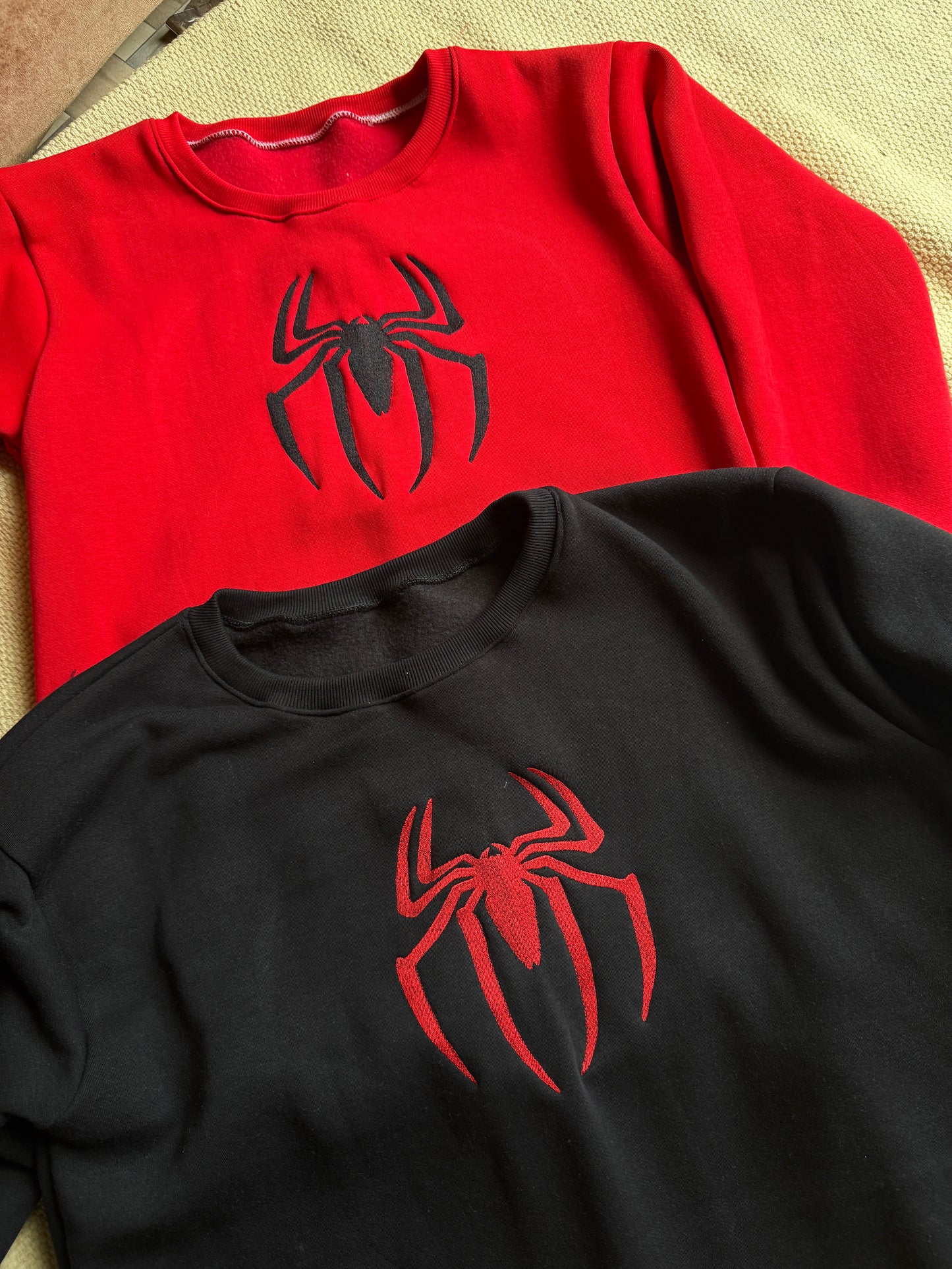 Spider Couple Crewneck , Hoodie Combo