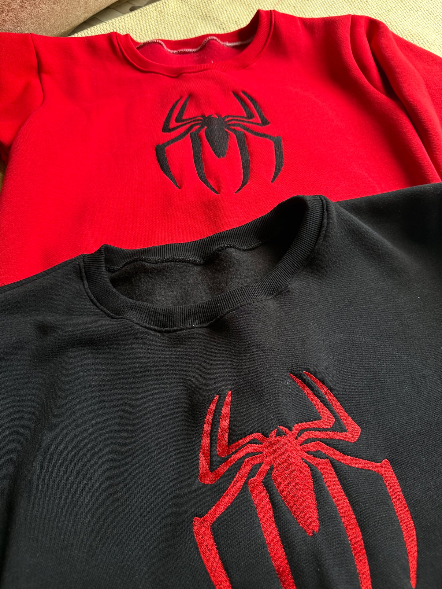 Spider Couple Crewneck , Hoodie Combo