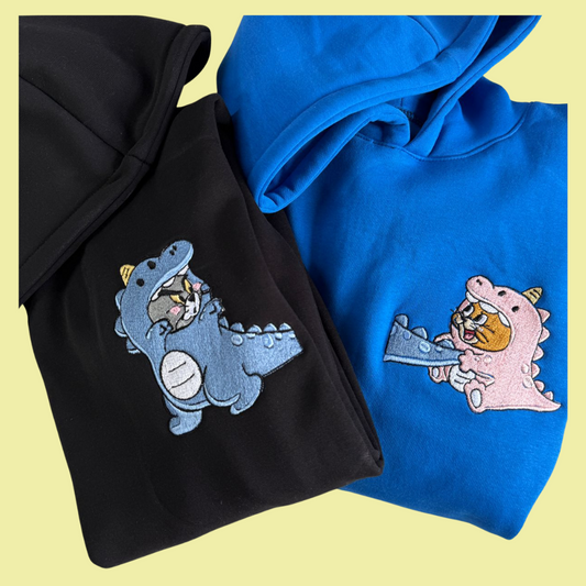 Dinos Tom And Jerry Embroidered Matching