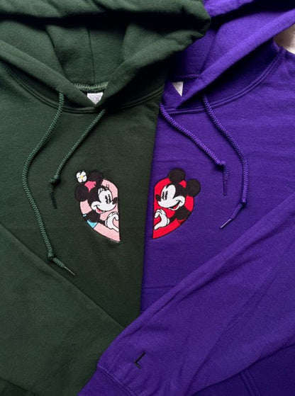 Mouse Love Matching Hoodie combo