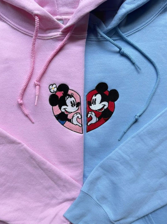 Mouse Love Matching Hoodie combo