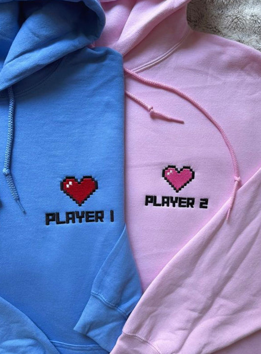 Player 1/2 Pixel Hearts