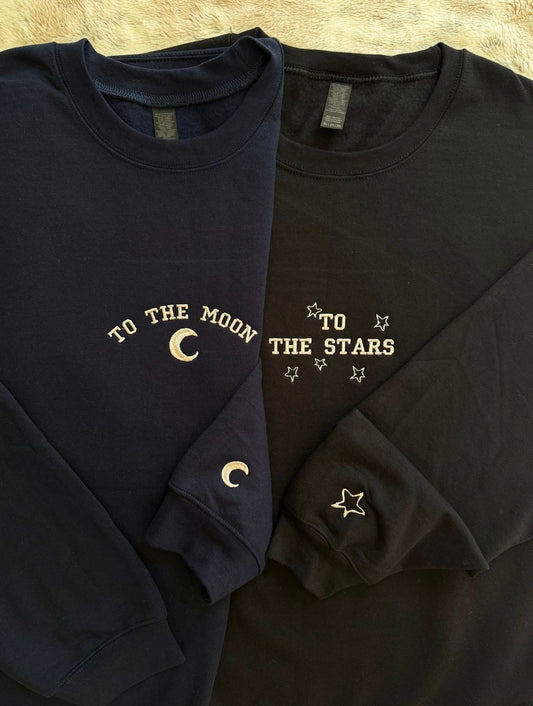 To The Moon , To The Stars  Embroidery Combo