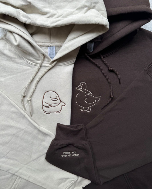 duck and chick With Knife Embroidery Combo