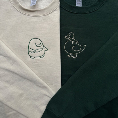 duck and chick With Knife Embroidery Combo