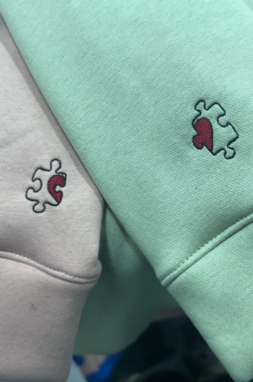 Sleeve Puzzle Design Set Embroidery
