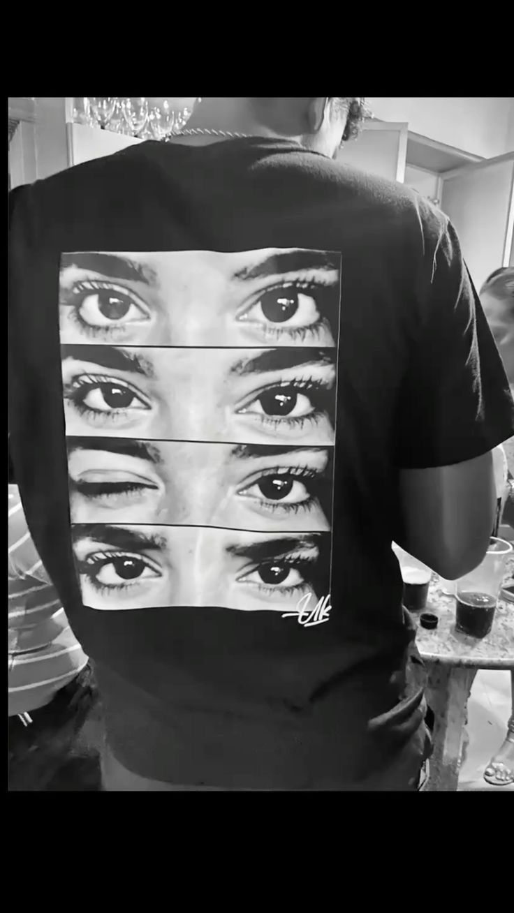 Eyes printed T-shirt