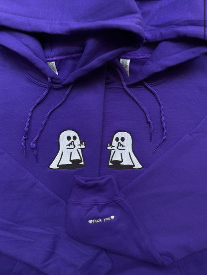F*ck You Bestfriend Ghost Combo Custom Sleeve Embroidery