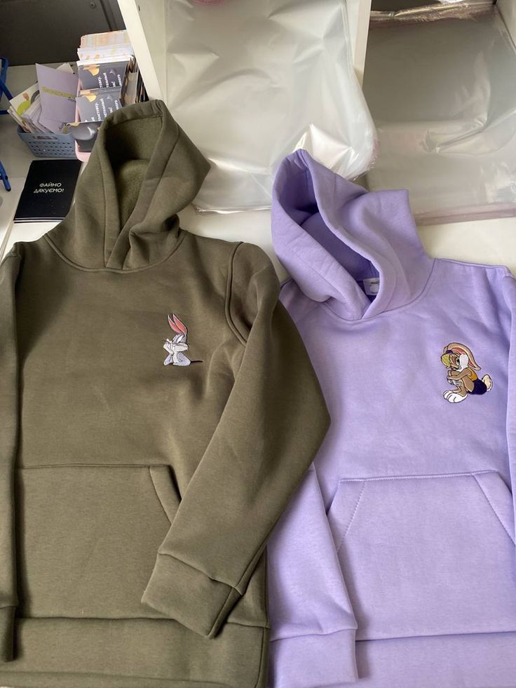 Lola and Bugs Bunny Hoodies Cartoon Embroidered
